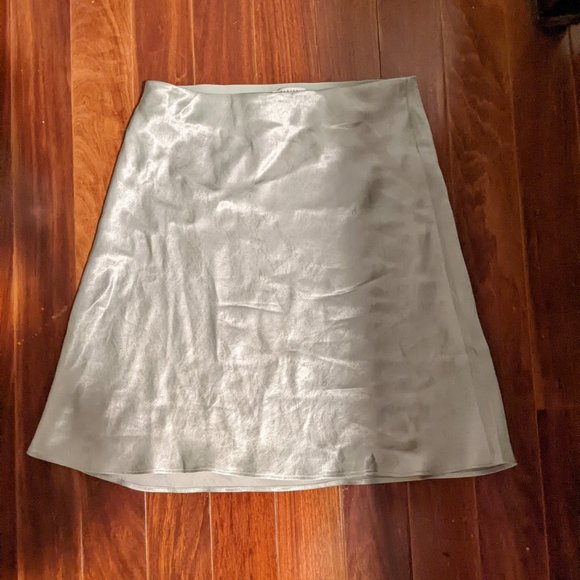 Babaton Slip Mini Skirt (SILVER SAGE GREEN) - Picture 3 of 3